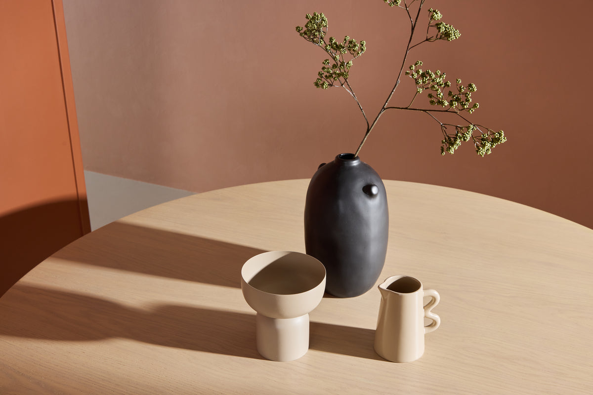 Copenhagen matbord ⌀140, vitputsad