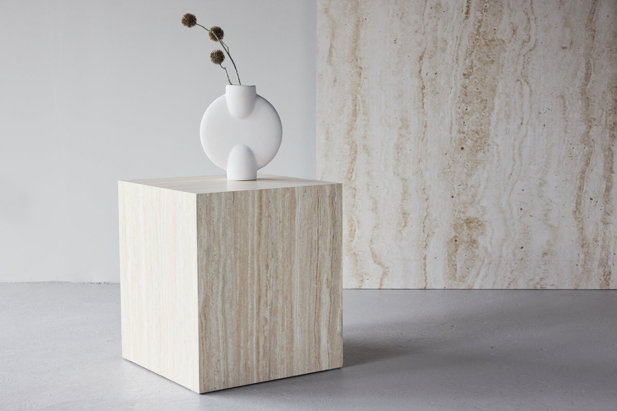 York soffbord 40 x 40 cm, beige