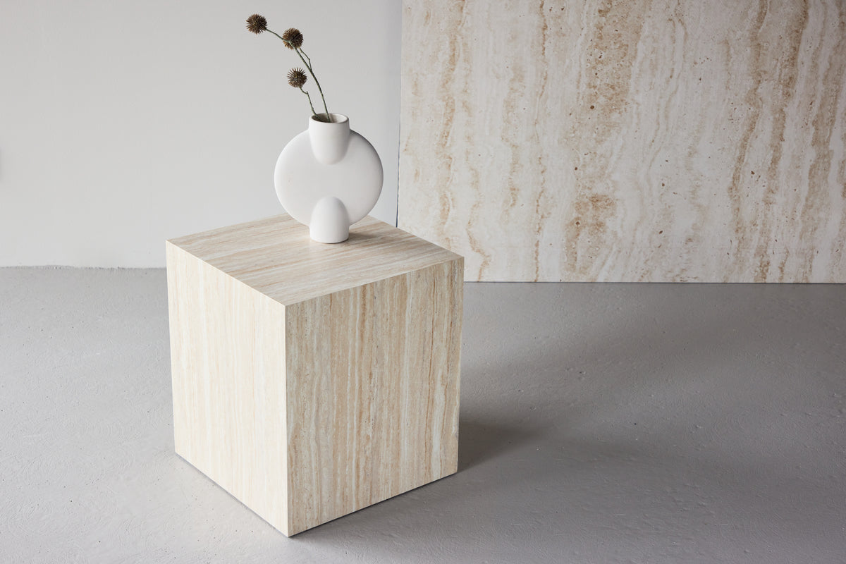 York soffbord 40 x 40 cm, beige