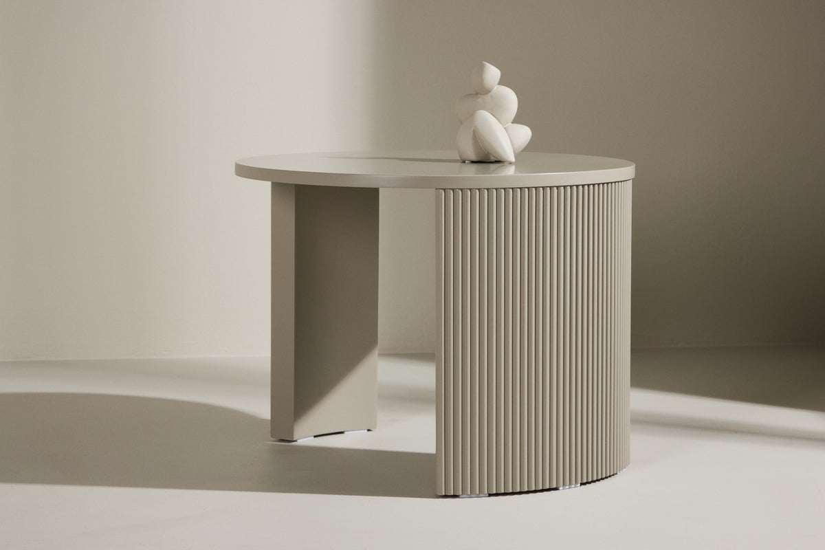 Bristol soffbord, beige