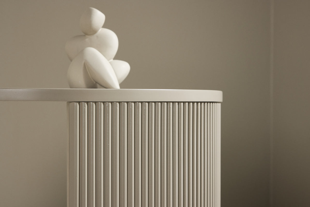 Bristol soffbord, beige