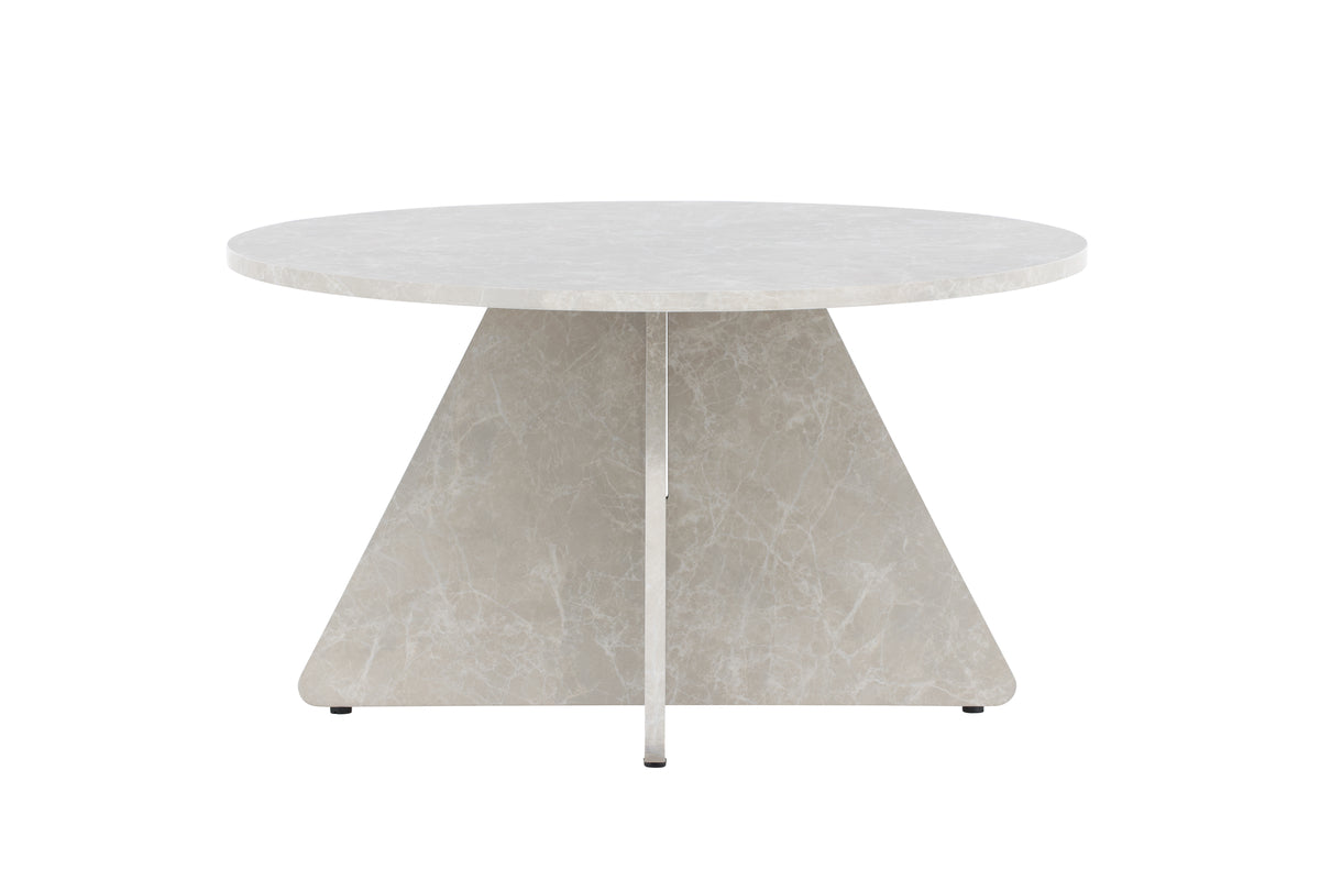 Bootcut soffbord, beige