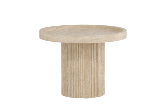 Krille Sidobord ⌀60 Beige