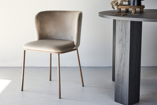 Edina matstol, beige x2