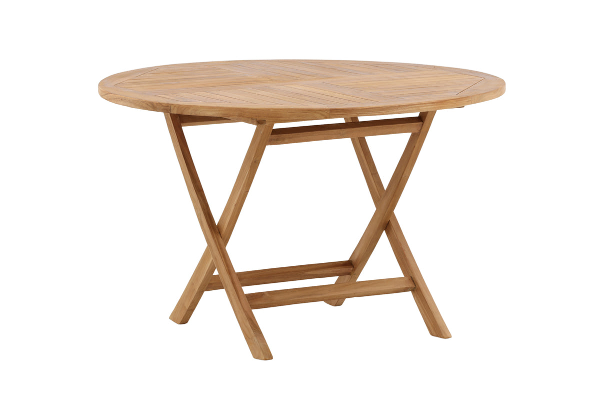 Kenya matbord, teak ⌀120