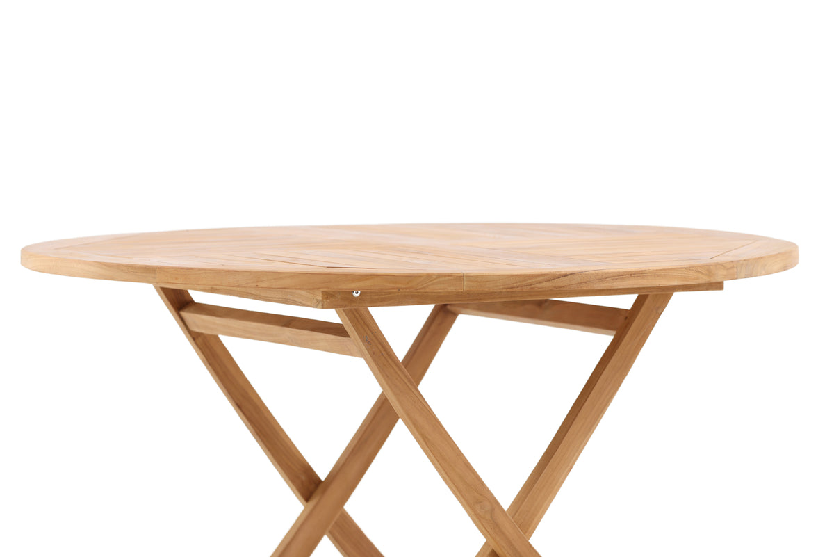Kenya matbord, teak ⌀120