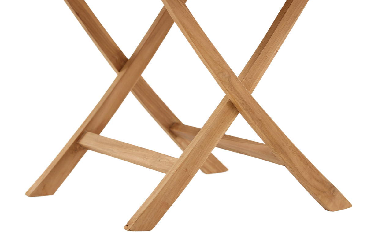 Kenya matbord, teak ⌀120