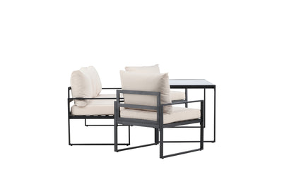 Catania soffgrupp, svart/beige
