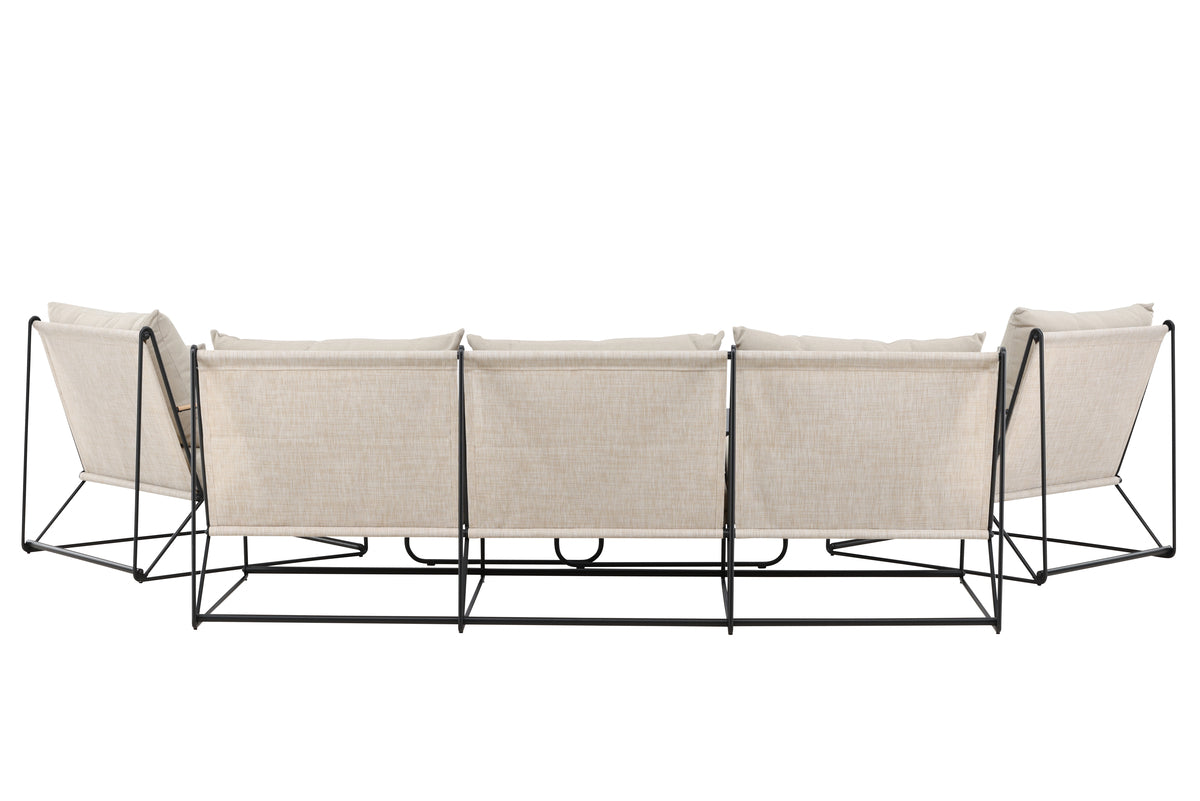 Palazzo soffgrupp, svart/beige