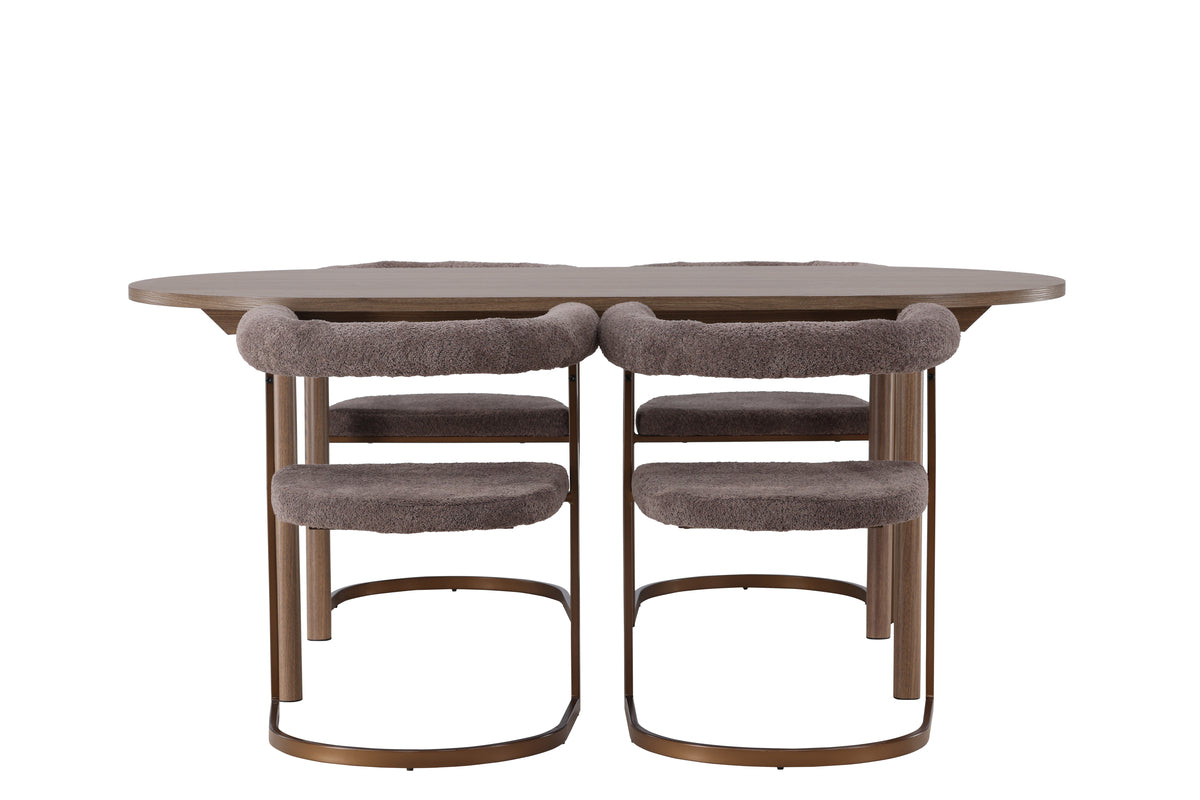 Andy & Morning matgrupp, grå