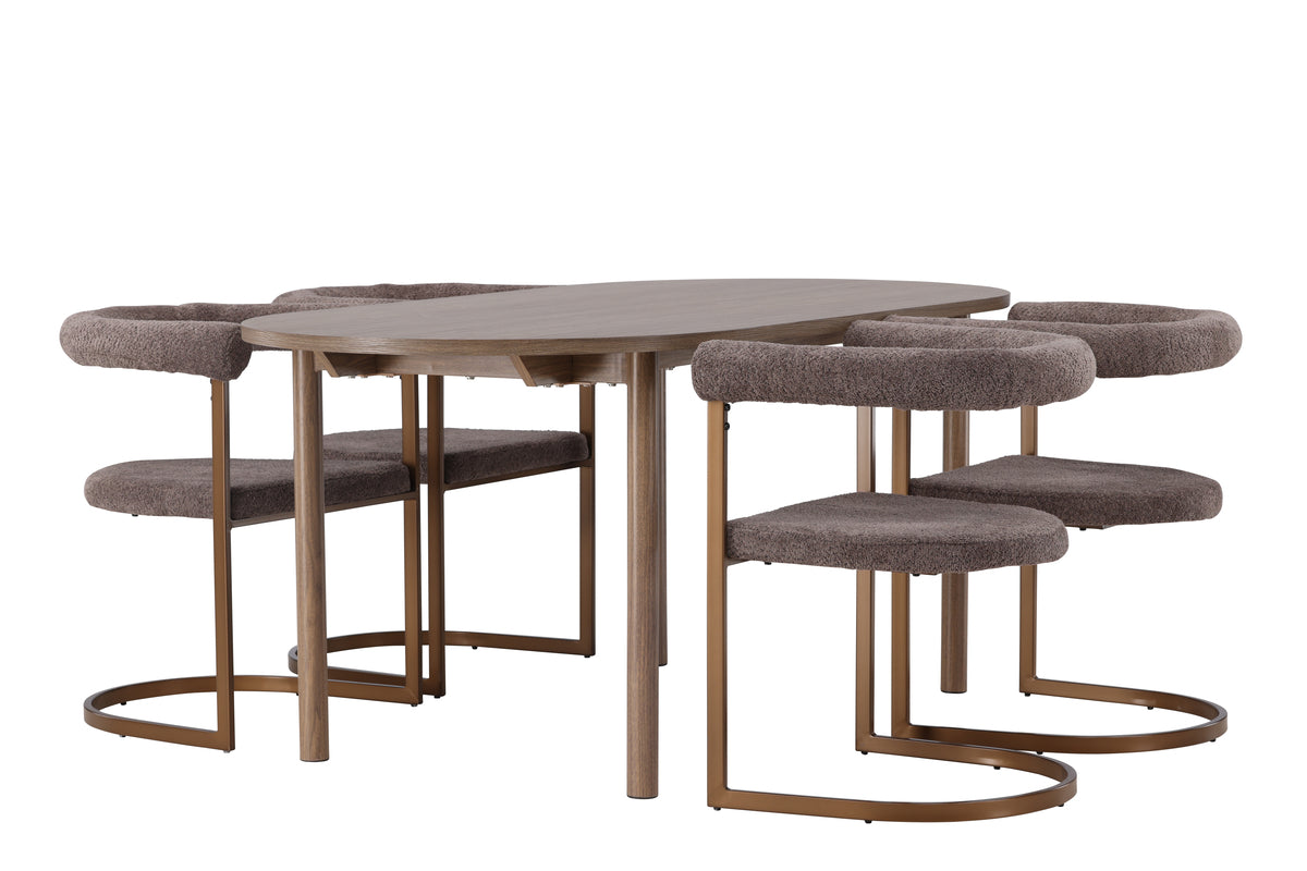 Andy & Morning matgrupp, grå