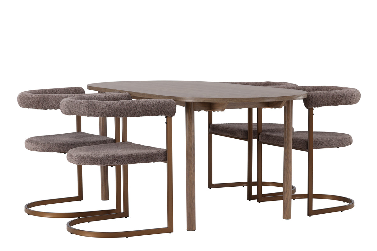 Andy & Morning matgrupp, grå