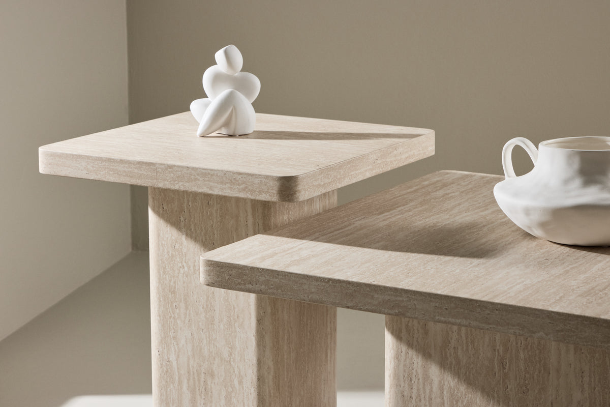 Qvart soffbord, set om 2